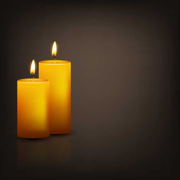 两支蜡烛的背景图片下载