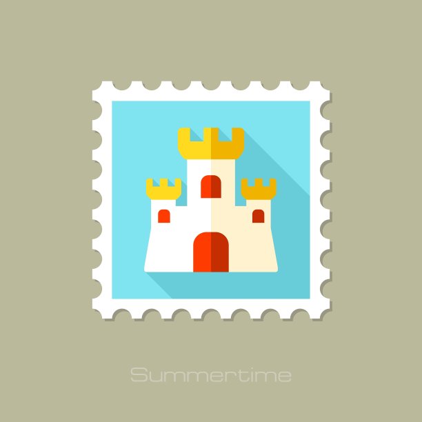 沙堡平印有长影图片下载