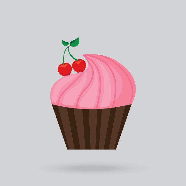 美味糕点店设计图片下载