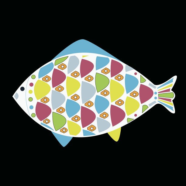 卡通搞笑鱼水下生活图片下载