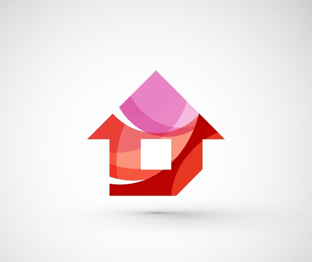 抽象的几何公司标志家居图片下载