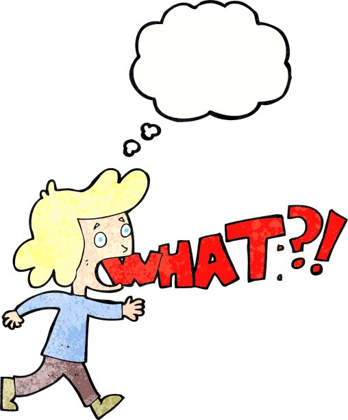 卡通女人喊着什么和思想泡泡图片下载