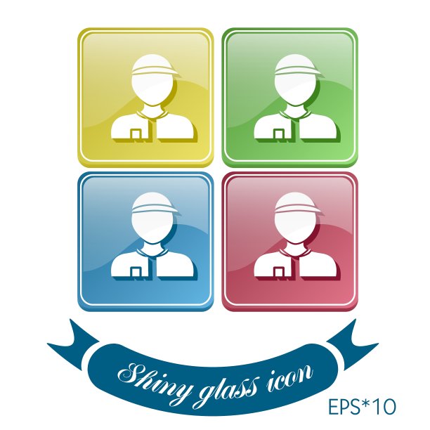 一个男性头像图片一个人圆形图标形象的人图片下载