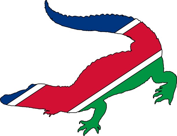 鳄鱼纳米比亚图片下载