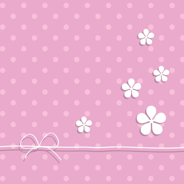 粉红色的背景和花朵图片下载