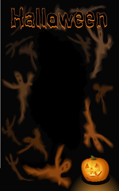 万圣节垂直鬼背景图片下载