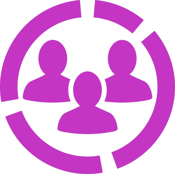 人口图表图标从商业双色集图片下载