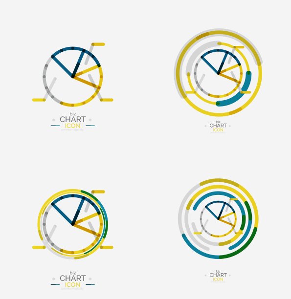 折线图图表图标图片下载