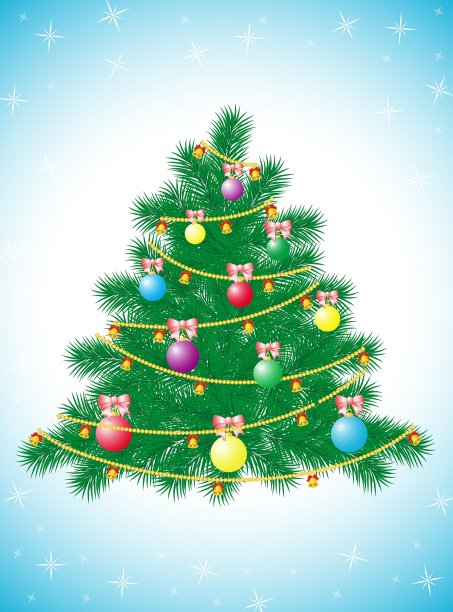 装饰圣诞树图片下载