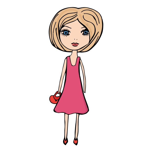 可爱的小女孩图片下载