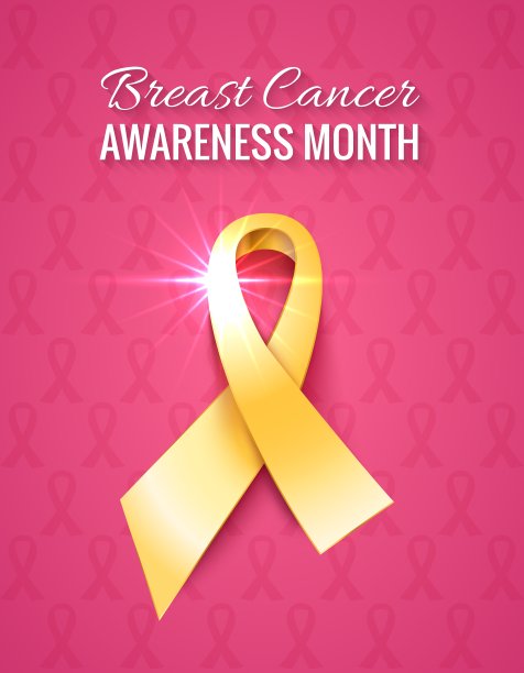 乳腺癌认知背景图片下载