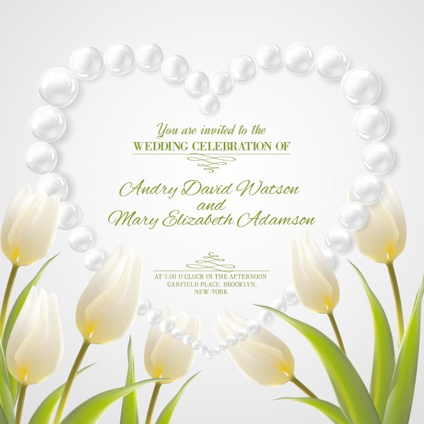 婚礼卡片图片下载