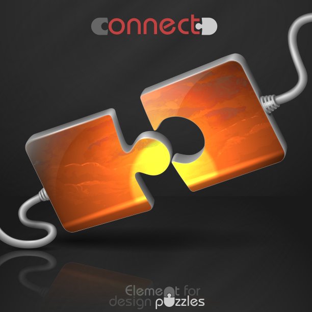 现代拼图模板图片下载