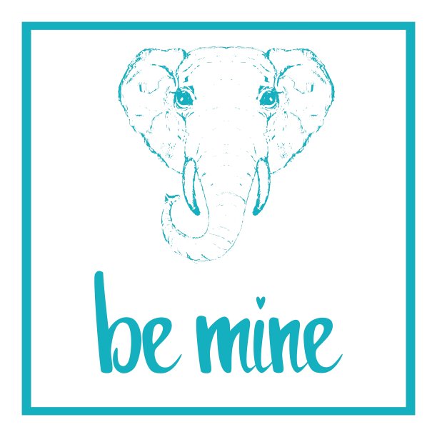 做我的情人节模板图片下载