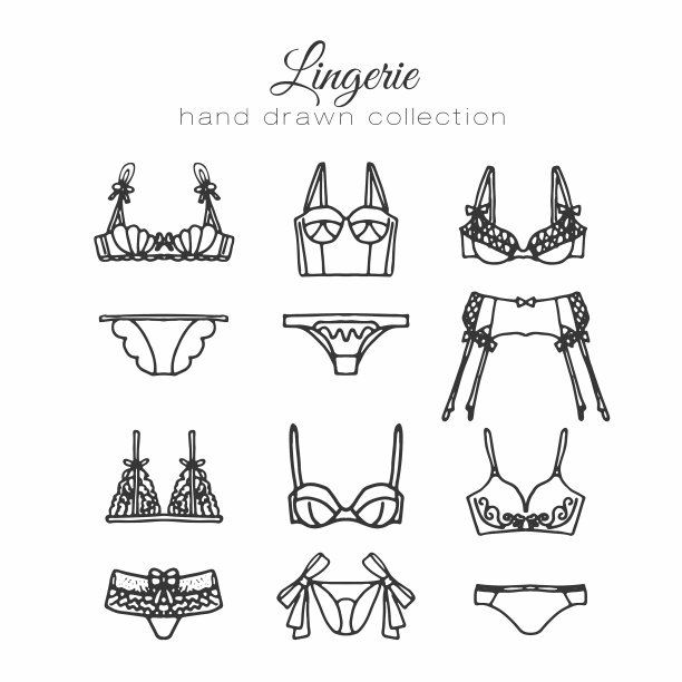 内衣套装内衣设计大纲图片下载