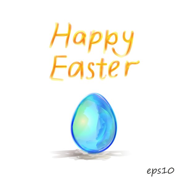 带彩蛋的复活节快乐卡片图片下载
