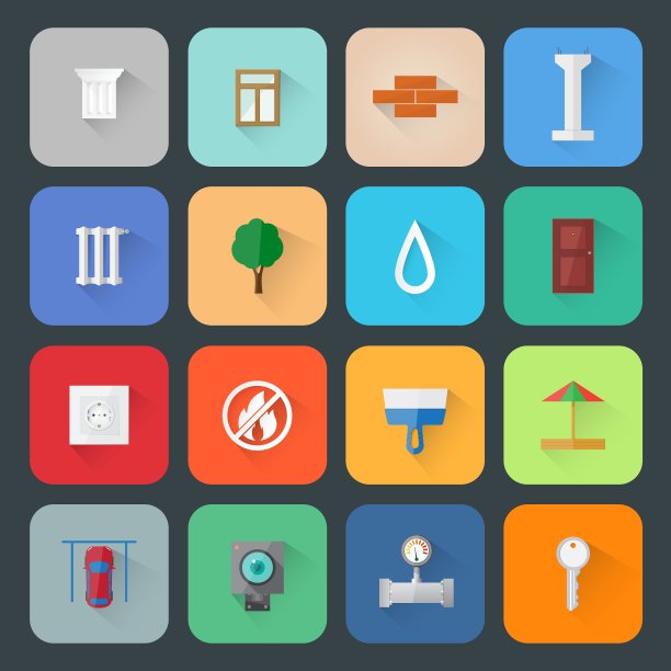 建筑开发和建筑平面图片下载