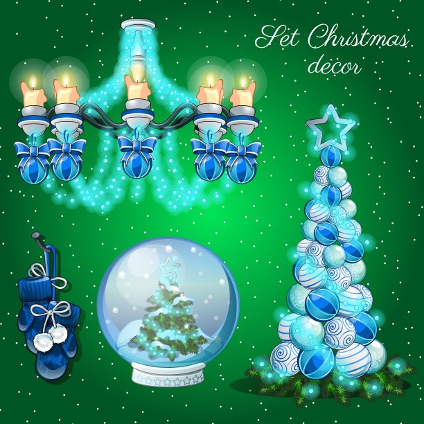 圣诞期间室内装饰7项图片下载