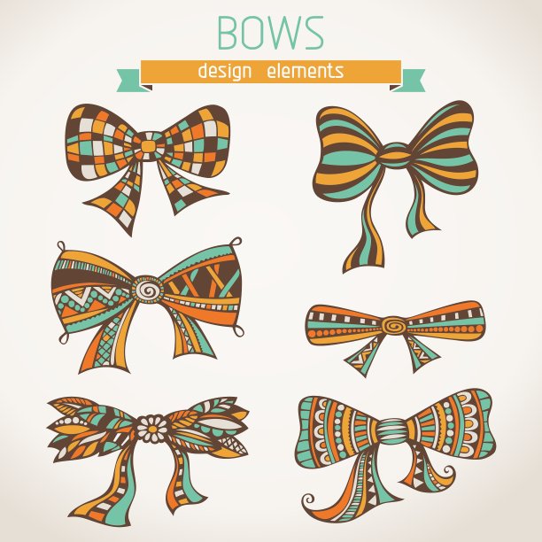 纸质背景上的蝴蝶结图片下载