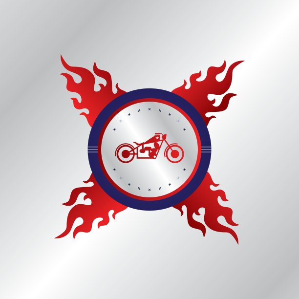 摩托车标签贴纸图片下载