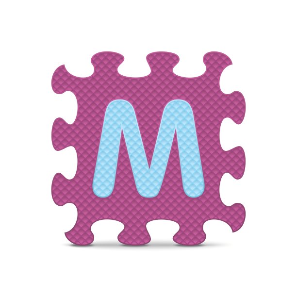 字母M是用字母拼图写的图片下载