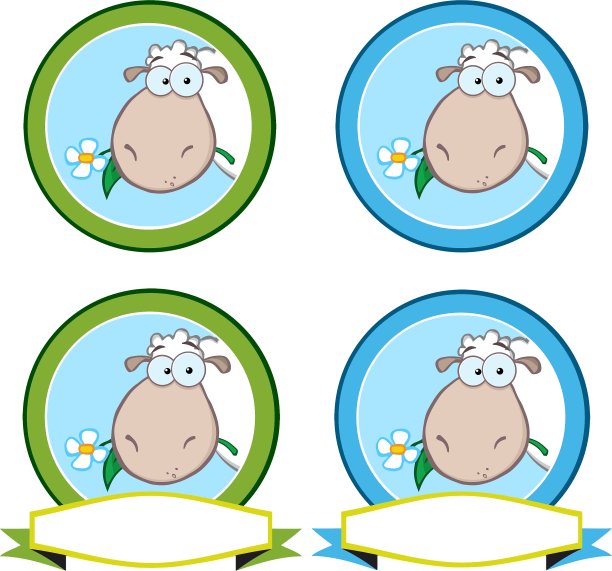 卡通绵羊图片下载