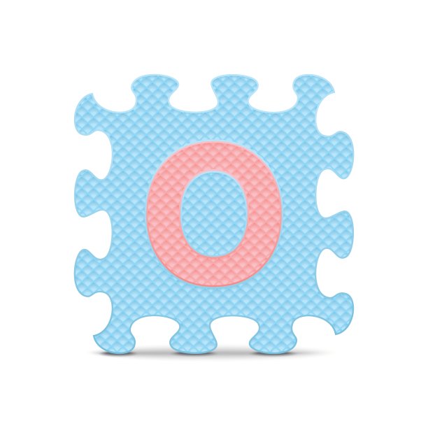 字母O写的字母拼图图片下载