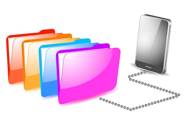 移动设备上的文件夹管理图片下载