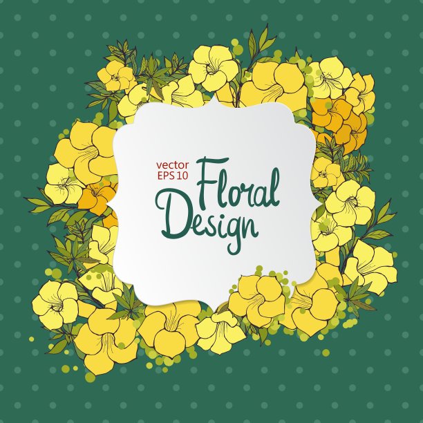 花的框架图片下载