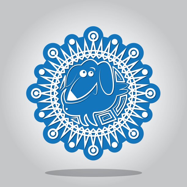 中国十二生肖的雪花图片下载