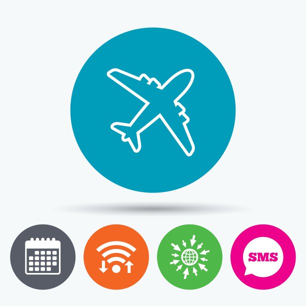 飞机标志飞机符号旅行图标图片下载