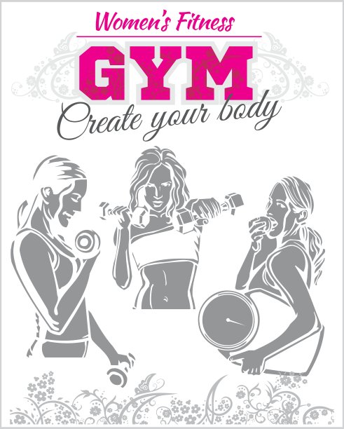 妇女健身馆-股票图片下载