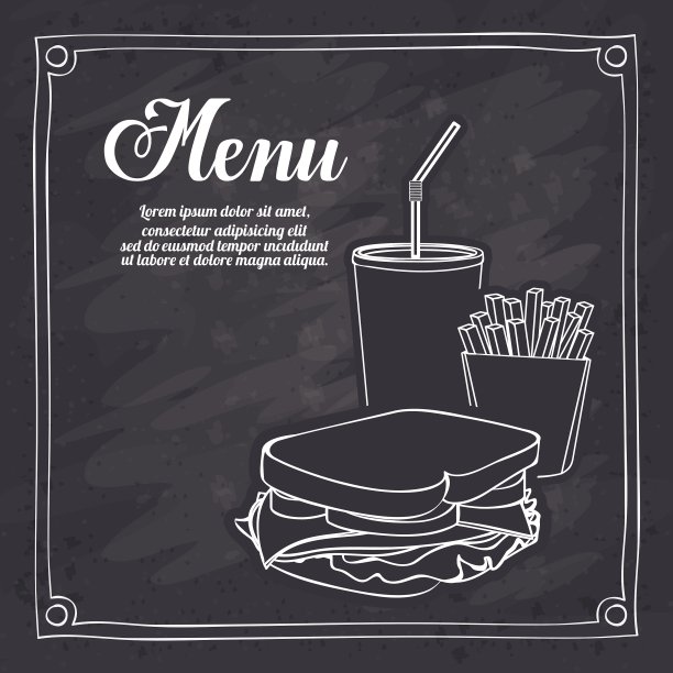 快餐设计图片下载