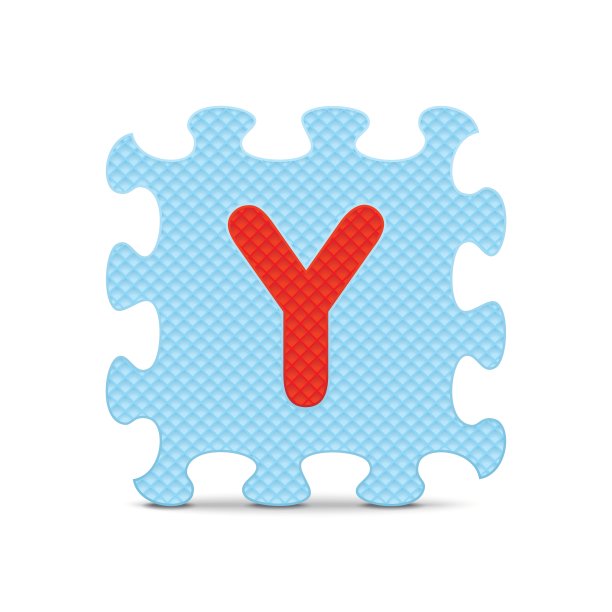 字母Y写的字母拼图图片下载