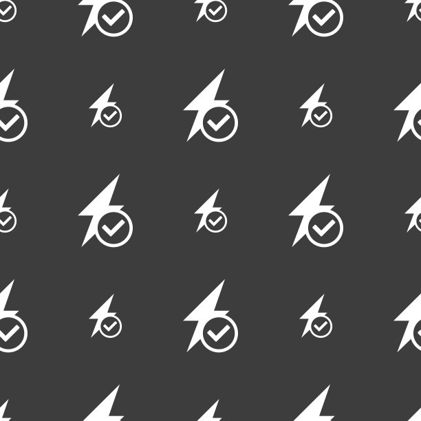 照片闪光图标标志无缝模式上的灰色图片下载