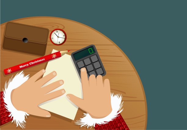 圣诞购物清单图片下载