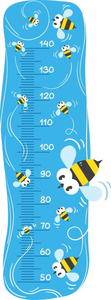 一米墙或一米高与有趣的蜜蜂图片下载