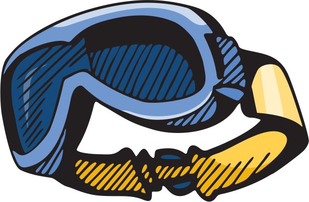 滑雪护目镜图片下载