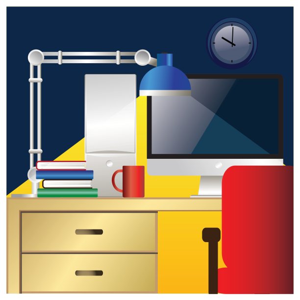 桌面工作站五彩缤纷图片下载