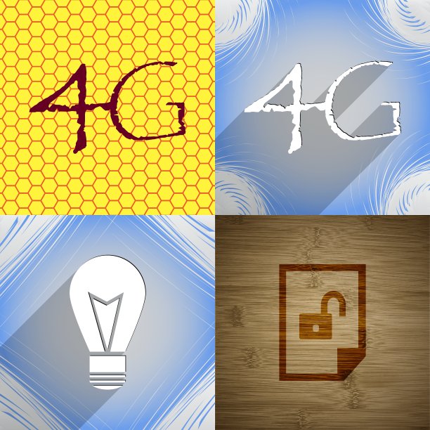 一组抽象背景与不同的网页图片下载