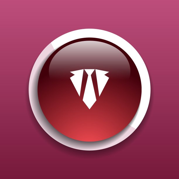 图标平领带孤立阴影领带风格图片下载