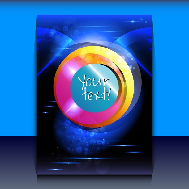 传单或宣传册封面设计-摘要图片下载