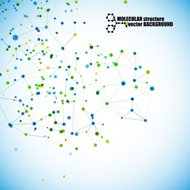 美丽的分子结构图片下载