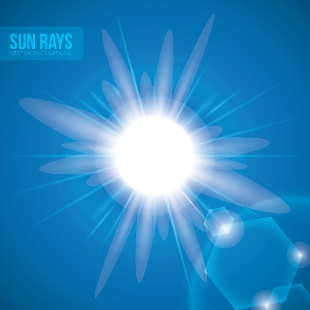 太阳光设计图片下载