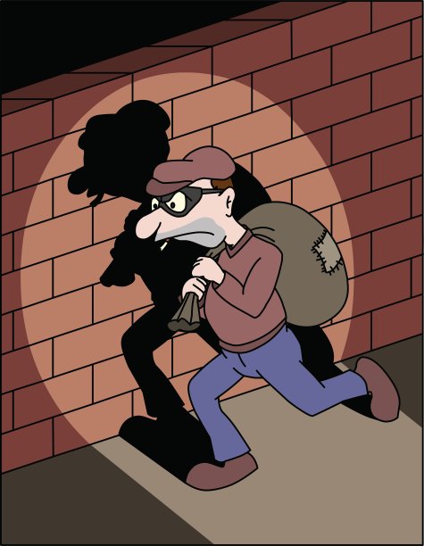 带着包跑的小偷图片下载