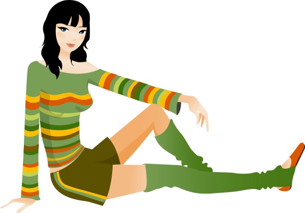 女人的侧视图图片下载