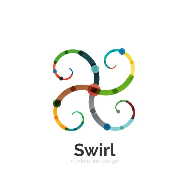 漩涡圆的标志图片下载