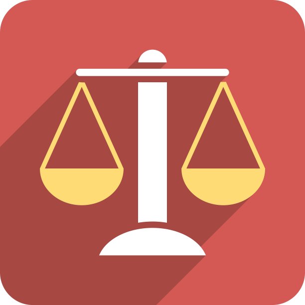 缩放平坦的圆形方形图标与长阴影图片下载