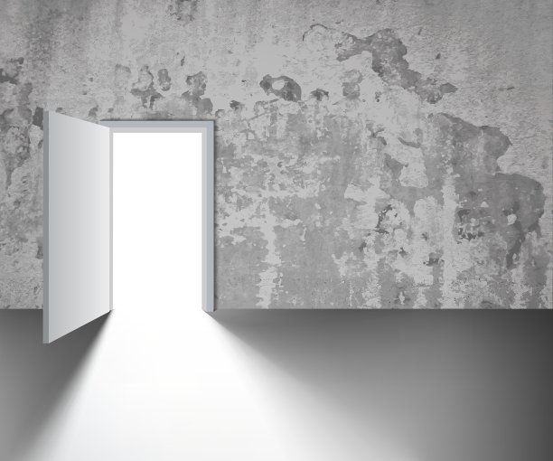 开着的门图片下载