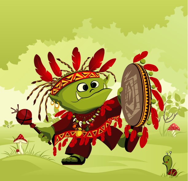 兽人萨满素材图片